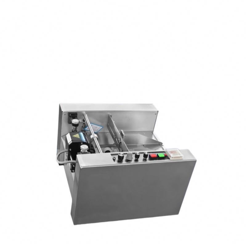 Máy in mã ngày tháng để bàn MY-300, thiết bị in ấn, máy dập ngày tháng tự động, bằng thép không gỉ, máy in mã bằng bánh xe mực đặc