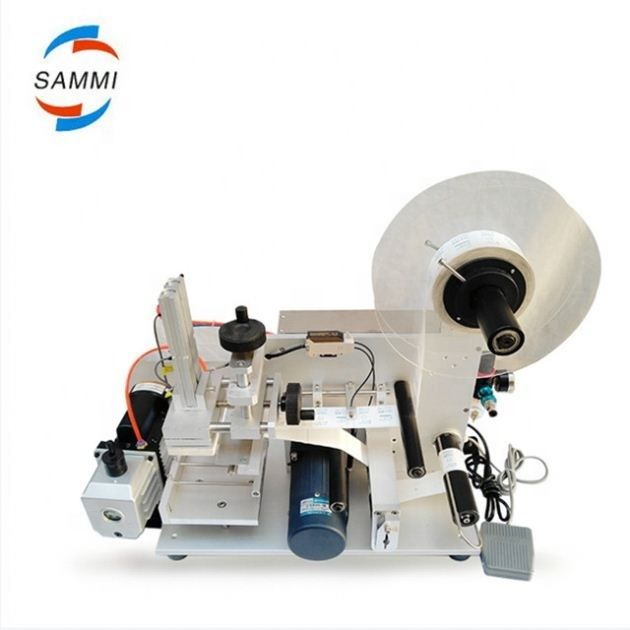 Máy dán nhãn chai phẳng điện bán nóng Chi phí thấp Máy dán nhãn chai hình vuông chuyên nghiệp