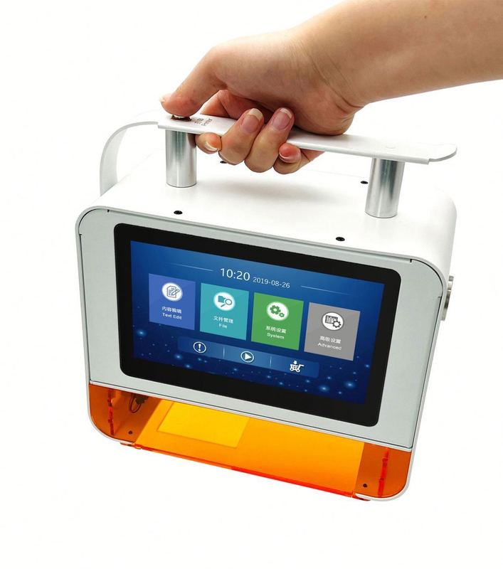 Đảm bảo chất lượng tốt 100% Máy in laser UV để bàn di động Mã ngày tháng Máy khắc laser sợi quang