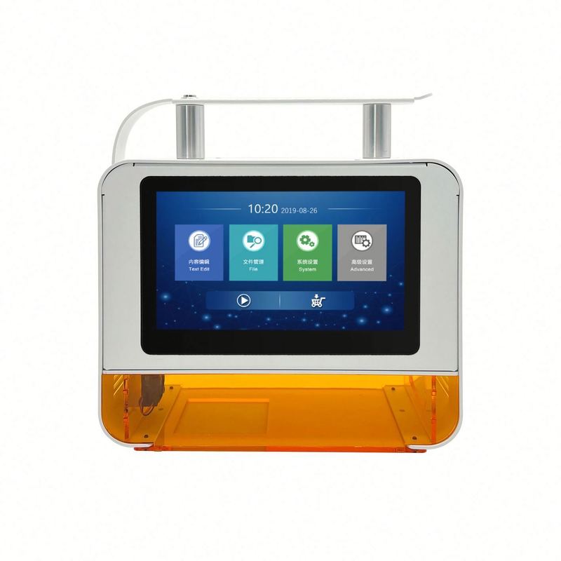 Đảm bảo chất lượng tốt 100% Máy in laser UV để bàn di động Mã ngày tháng Máy khắc laser sợi quang