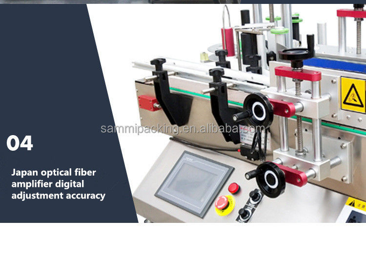 Máy dán nhãn tốc độ cao tự động hoàn toàn giá rẻ với băng tải Máy dán nhãn chai SMTBJ-50 có CE