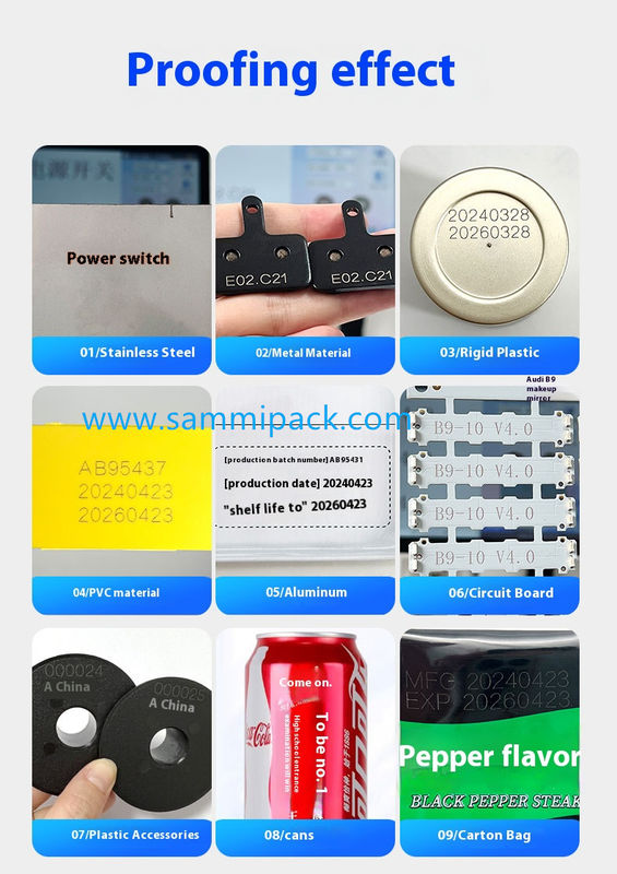 Máy khắc laser sợi bảo trì thấp cho các bộ phận kim loại kích thước điểm, hỗ trợ mã QR / mã vạch