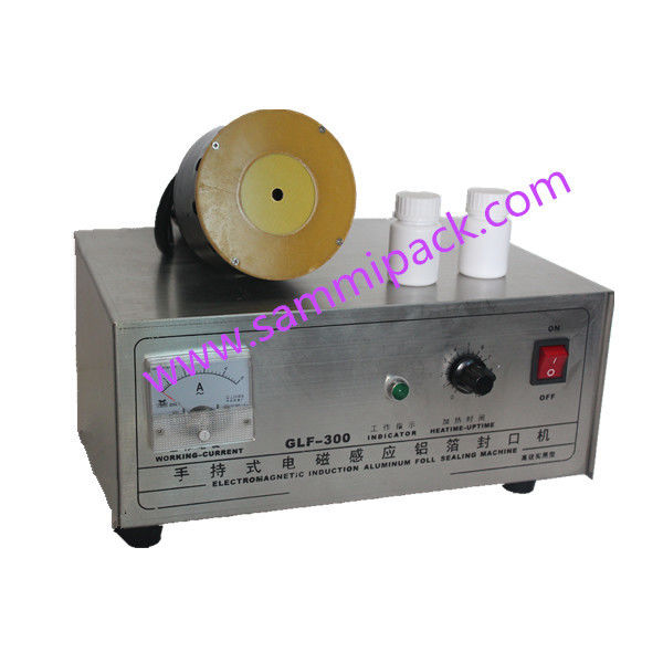 Máy niêm phong tấm nhôm loại GLF-300 mới, niêm phong sợi vít nhựa, niêm phong nắp chai tròn di động