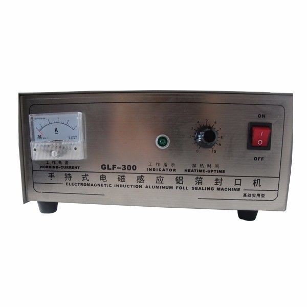 Máy niêm phong tấm nhôm loại GLF-300 mới, niêm phong sợi vít nhựa, niêm phong nắp chai tròn di động