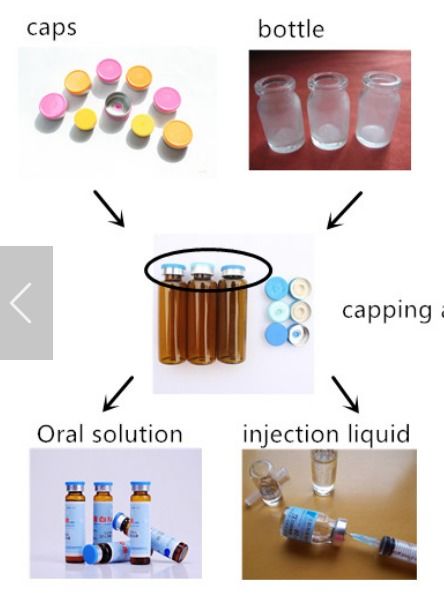 Máy nắp tay cho chai nước uống, lọ, chai penicillin, chai kháng sinh