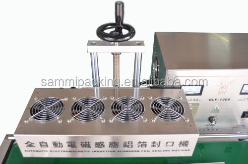 Máy hàn kín cảm ứng điện từ liên tục để bàn Máy hàn kín màng nhôm Máy đóng gói 50 mm đến 120 mm