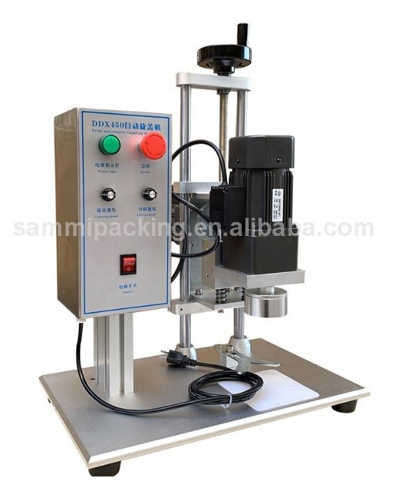 Giá tốt nhất Máy đắp nắp máy tính bảng DDX-450 Glass & Plastic Bottle Capper cho ứng dụng đồ uống