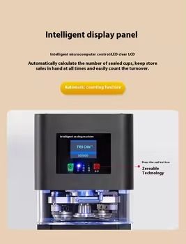 Giá bán buôn Máy niêm phong lon thương mại, Máy niêm phong điện tốc độ cao 3S cho lon đồ uống / thực phẩm, Độ chính xác cao