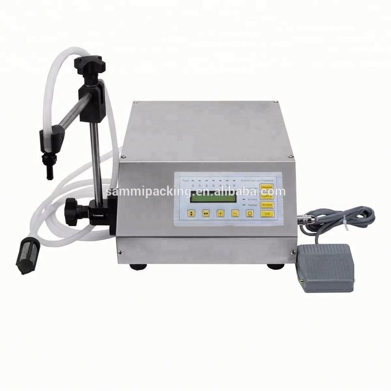 GFK-160 Semi-Automatic Electric Single Head Manual Cup Filler Máy đổ nước / dầu đồ uống chân không tự động nhỏ gỗ