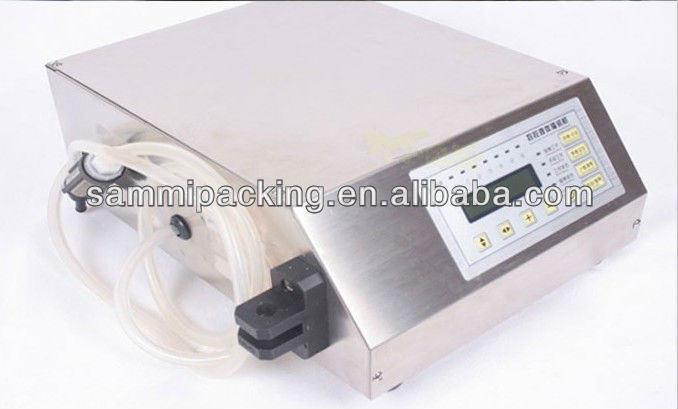 GFK-160 Semi-Automatic Electric Single Head Manual Cup Filler Máy đổ nước / dầu đồ uống chân không tự động nhỏ gỗ