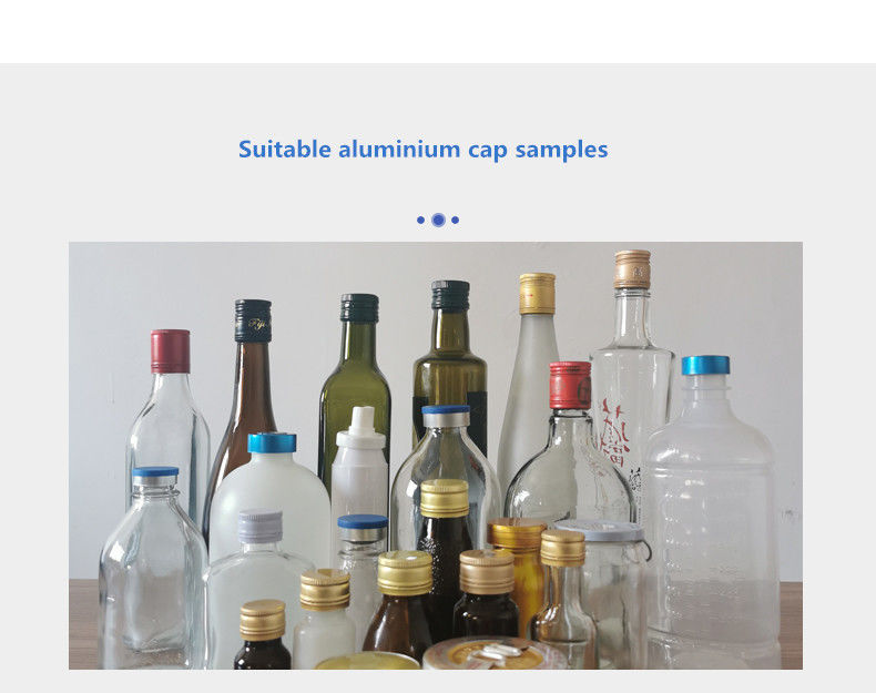 Máy đóng nắp kim loại chất lượng cao cho chai rượu, máy vặn nắp chai rượu, giá xuất xưởng