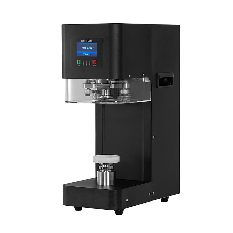 Professional Factory Wholesale Price Semi-Automatic Induction Beer Beverage Canning Foil Aluminum Can Sealing Machine Máy niêm phong bán tự động