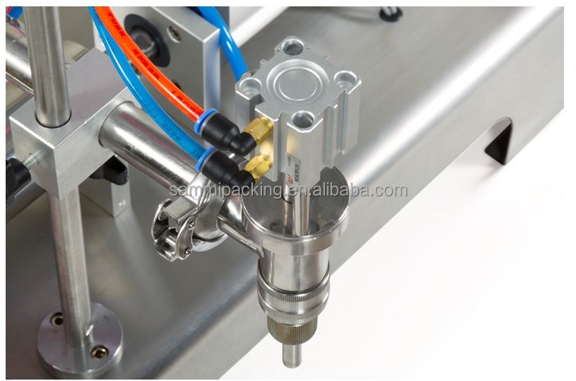 Máy chiết rót chất lỏng piston đầu đơn hiệu quả cao, Máy chiết rót nước, dầu, nước ép, đồ uống 100-1000ml cho chai/lon