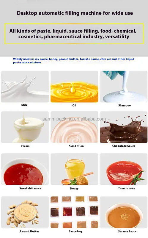 Máy nạp kem mỹ phẩm tự động tốc độ cao Máy nạp nước sốt cà chua Máy nạp bơ đậu phộng với máy vận chuyển
