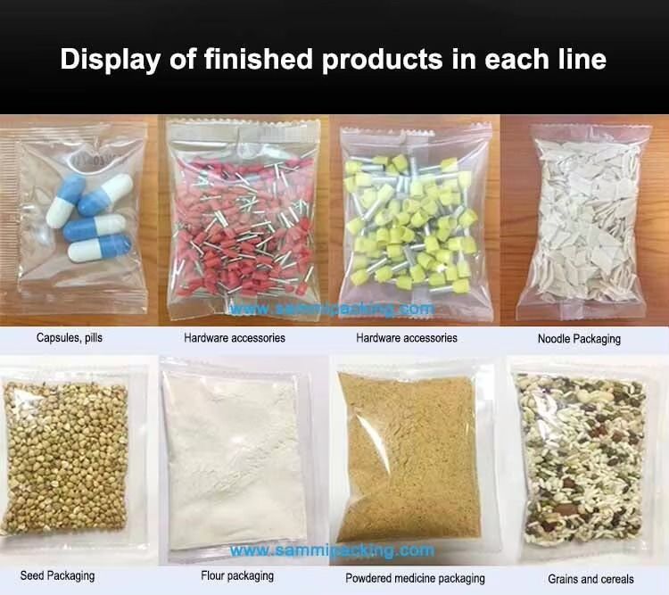 Máy đóng gói tự động đa chức năng 50-500g trực tiếp từ nhà máy, dùng để đóng gói bột, hạt và đồ ăn nhẹ, có bảo hành 1 năm