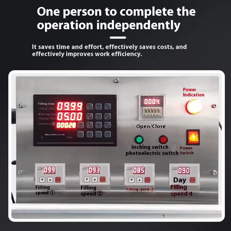 Nhà sản xuất Máy làm đầy lượng khí nén hoàn toàn tự động Cream Liquid 2 mục đích mật ong nước sốt mỹ phẩm