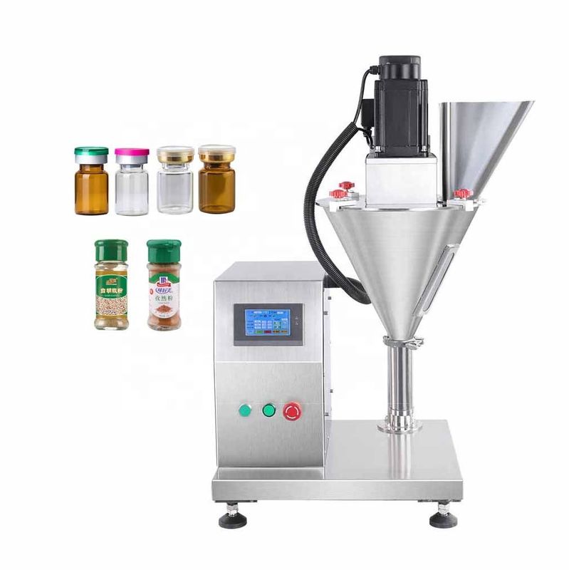 Semi-Auto 5g đến 5L sữa bột gia vị Auger Filler Jar Can Coffee Machine 200ml và 500ml Tùy chọn khối lượng cho chai