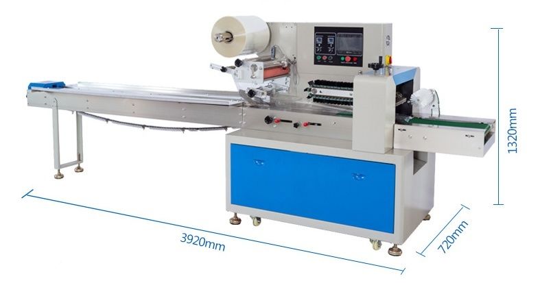 Factory Direct Tự động Máy đóng gói gối tốc độ cao Máy đóng gói dòng chảy Máy đóng gói bồn vệ sinh Bồn xà phòng Máy đóng gói túi phim