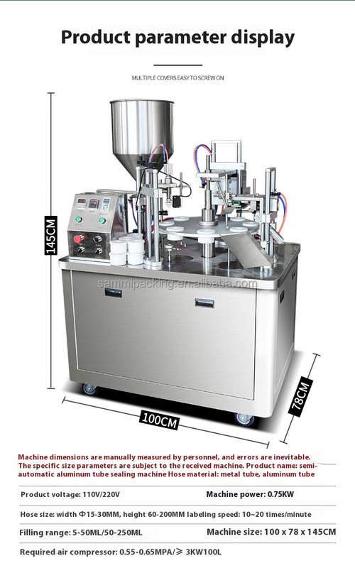 Máy hàn ống siêu âm tự động giá xuất xưởng, loại quay tốc độ cao, máy chiết rót và hàn ống mềm cho mỹ phẩm