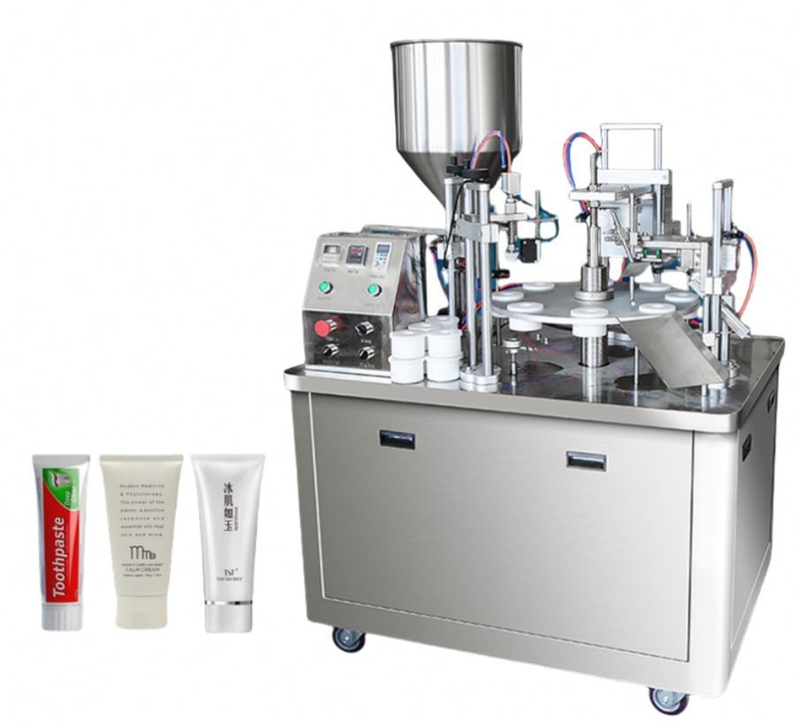 Máy hàn ống nhựa siêu âm chuyên nghiệp Đa chức năng Máy chiết và hàn ống mềm với chức năng in date