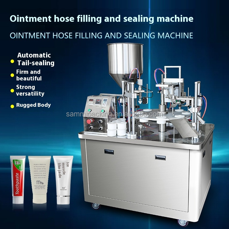 Máy hàn ống nhựa siêu âm chuyên nghiệp Đa chức năng Máy chiết và hàn ống mềm với chức năng in date