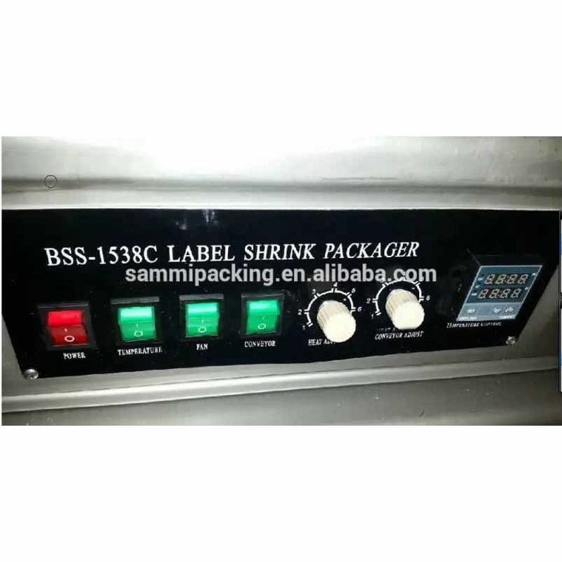 Sản phẩm bán nóng chai nhựa nhỏ tự động PVC nhiệt thu hẹp phim đường hầm tay áo dán nhãn bọc đóng gói máy