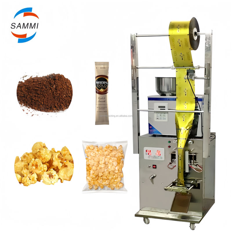 Chips khoai tây tự động chi phí thấp / bánh quy / đậu / ngũ cốc đồ ăn nhẹ túi thực phẩm nitơ máy đóng gói dọc
