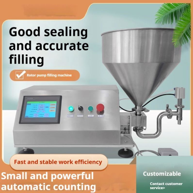 Rotary Food Jam Oil Rotor Lobe Filling Pump Chocolate Filler Lotion đậu phộng Cosmetic Cream Paste Filling Machine