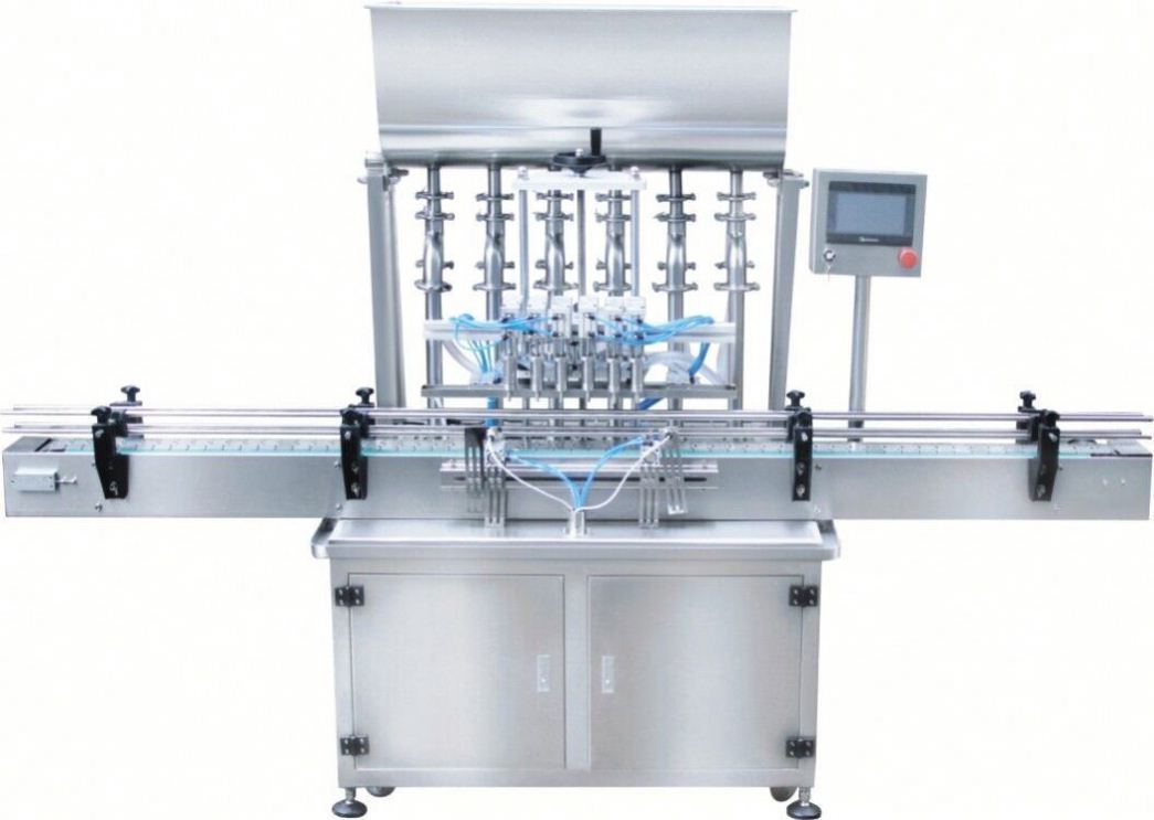 Máy điền trực tuyến 4 vòi Máy điền chất lỏng Tự động tràn chất lỏng Bộ điền chai cho nước trái cây đồ uống