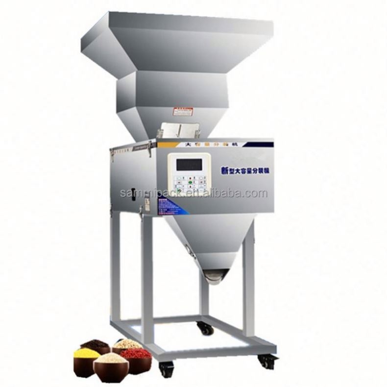 Máy cân chất lượng cao 100-3000g Máy cân bột gia vị bán tự động Máy cân đầy rung động Máy cân với máy nhảy lớn