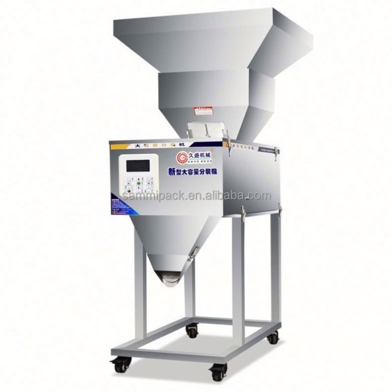 Máy cân chất lượng cao 100-3000g Máy cân bột gia vị bán tự động Máy cân đầy rung động Máy cân với máy nhảy lớn