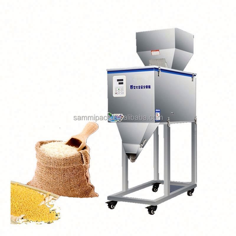 Máy cân chất lượng cao 100-3000g Máy cân bột gia vị bán tự động Máy cân đầy rung động Máy cân với máy nhảy lớn