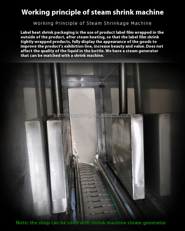 Máy phát hơi bán nóng Máy hẹp đường hầm hơi để nén chai Giá bán buôn nhà máy