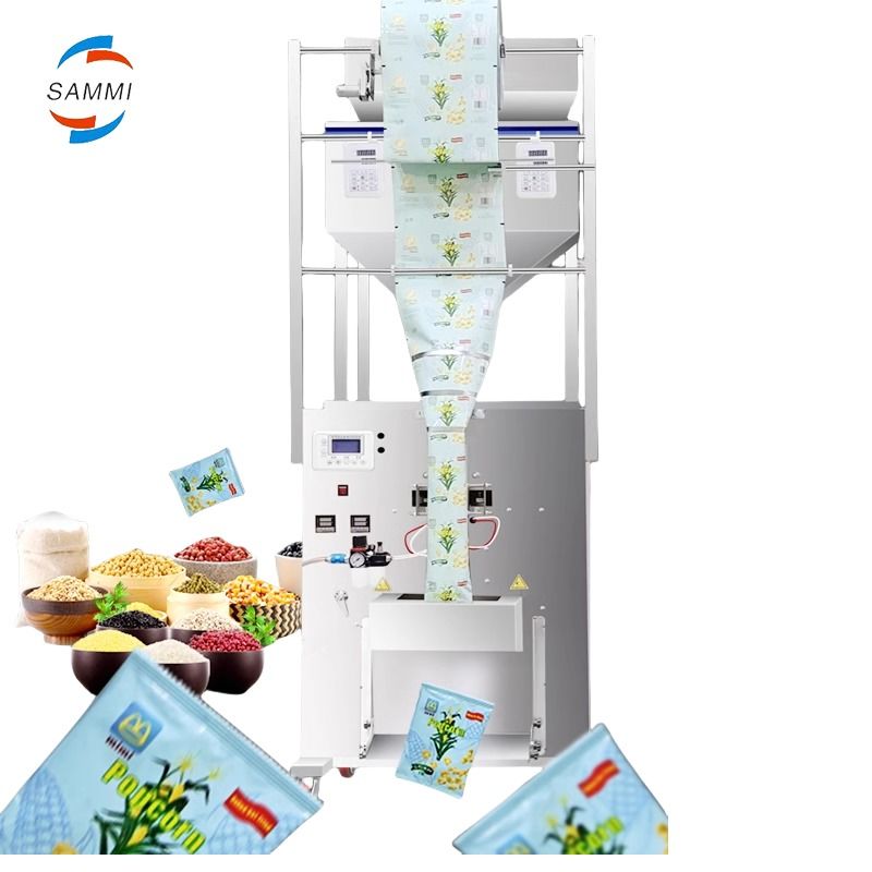 Sản phẩm bán buôn New Multifunctional Doublehead Sugar Filling Coffee Beans Weighing Packing Machine 500g 1000g Với chất lượng cao