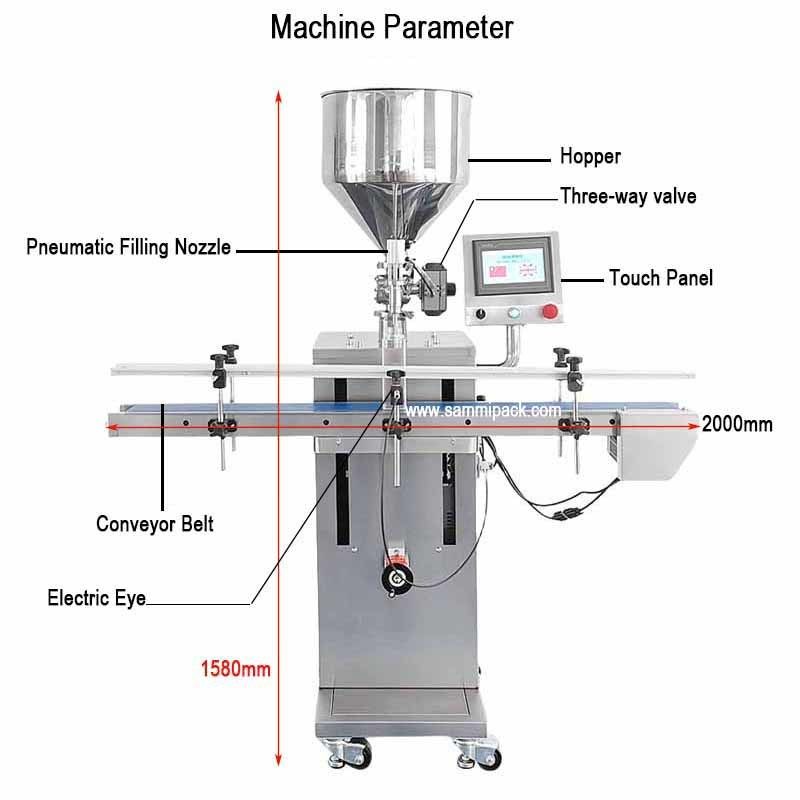 Nhà máy bán buôn tùy chỉnh tự động Servo Cream Shampoo Lotion bơ đậu phộng máy điền để bán