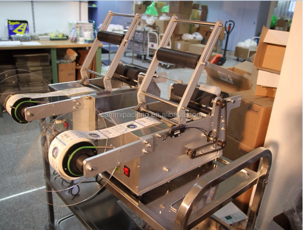 MT50 Máy dán nhãn chai tròn bán tự động, Máy dán nhãn bán tự động, Máy dán nhãn bán tự động