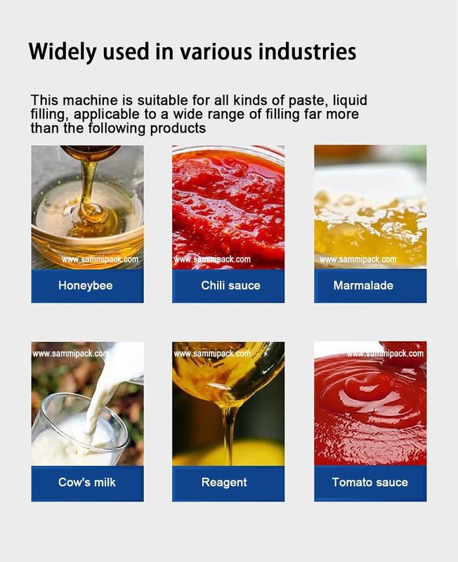 Máy nạp nước sốt mật ong đa chức năng hoàn toàn tự động