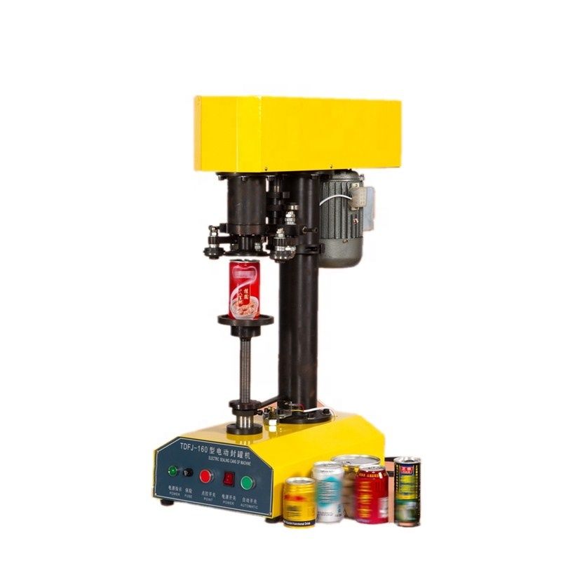 Máy đóng hộp chất lượng cao TDFJ-160 Máy niêm phong lon bia