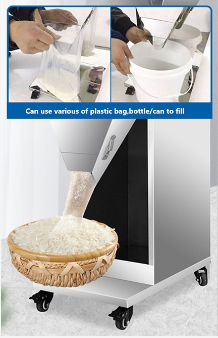 Máy chiết rót bột gia vị khô 2500g chất lượng cao, phân phối hạt cho đồ uống nước, ngũ cốc, hạt, muối