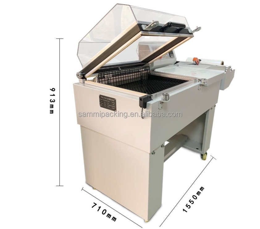 FM-5540 Shrink Wrapping Machine 2 in 1 POF PVC Shrink Film Shrink Packing Machine