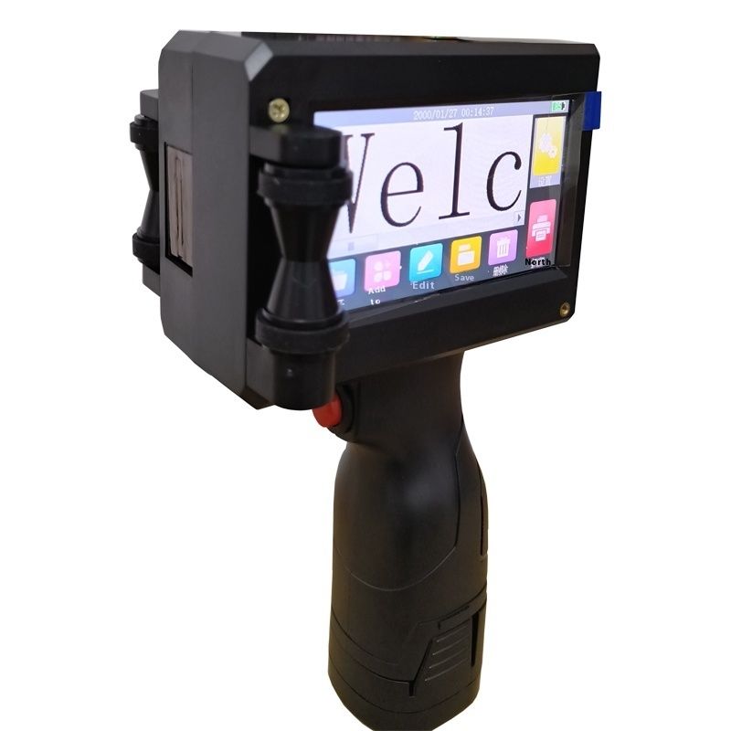 Máy in phun cầm tay 1 inch 25.4MM cho máy in mã ngày tháng lô hàng thùng carton gỗ túi dệt