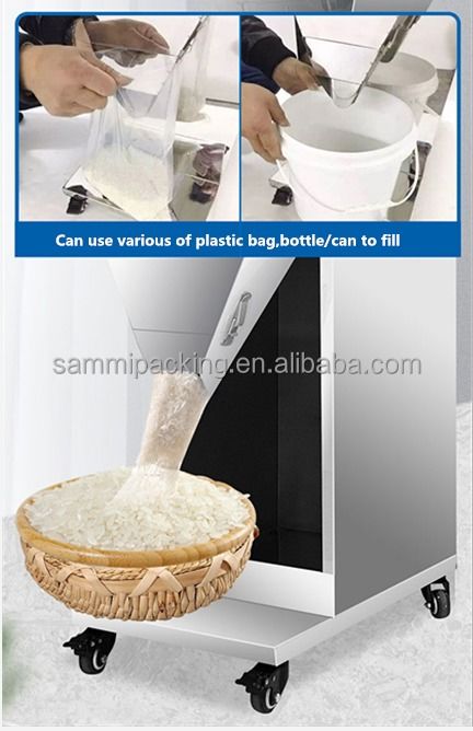 Máy pha trà lớn 100-2500g mới nhất Máy nạp bột Máy cân bán tự động