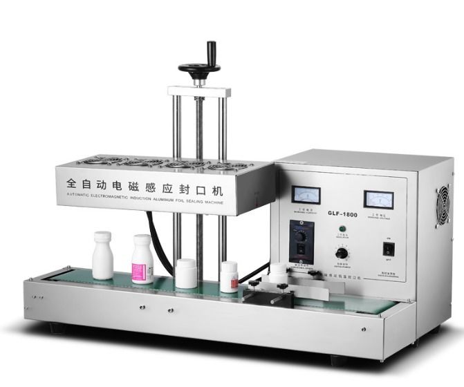 Máy niêm phong tấm nhôm tốc độ cao / Thép không gỉ thủy tinh bình chai nhựa niêm phong cảm ứng