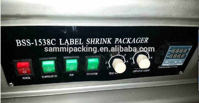 Máy đóng gói co màng niêm phong nắp chất lượng cao / Máy dán nhãn co màng cho nắp chai Máy bọc gỗ Máy đóng gói bằng băng tải, màng