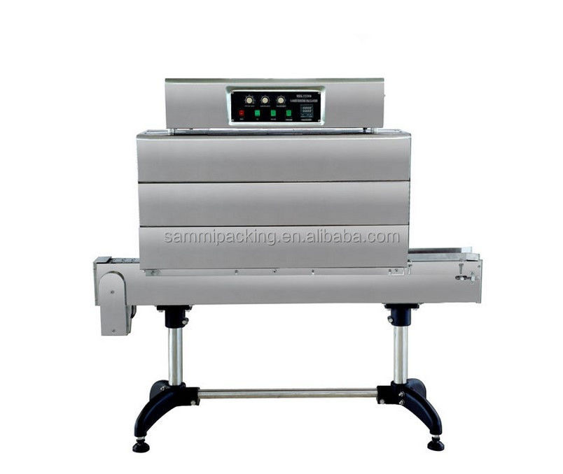 Máy đóng gói co màng niêm phong nắp chất lượng cao / Máy dán nhãn co màng cho nắp chai Máy bọc gỗ Máy đóng gói bằng băng tải, màng