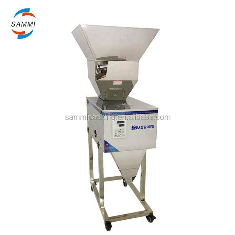 Máy nạp hạt / bột / gạo / cà phê / gia vị bán tự động chất lượng cao 100-3000g với kênh lớn