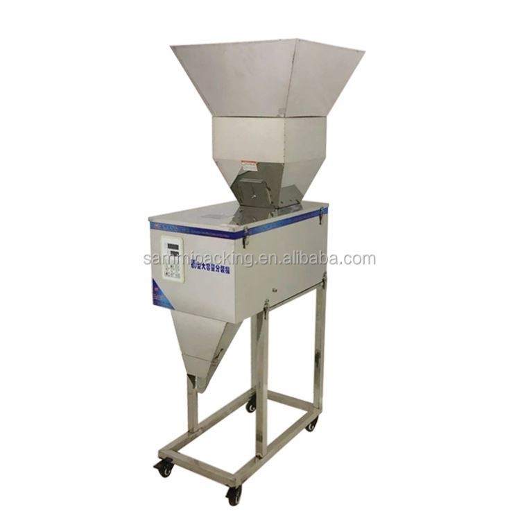 Máy nạp hạt / bột / gạo / cà phê / gia vị bán tự động chất lượng cao 100-3000g với kênh lớn