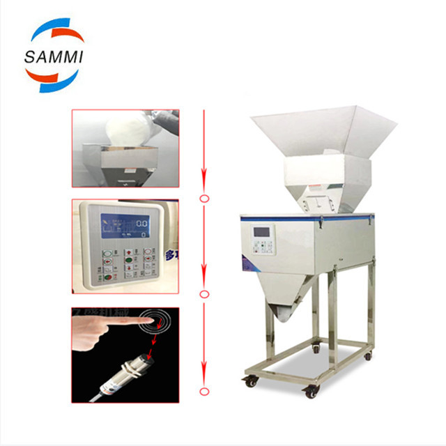 Máy nạp hạt / bột / gạo / cà phê / gia vị bán tự động chất lượng cao 100-3000g với kênh lớn