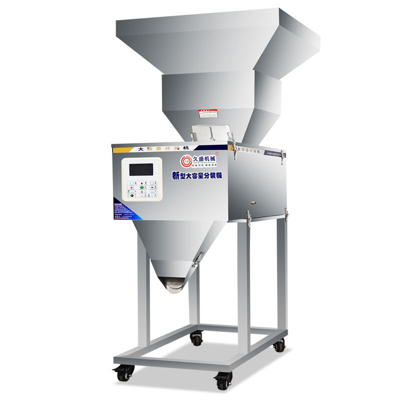 Máy cân thực phẩm hạt, gia vị, các loại hạt, hạt giống dung tích lớn 100-2500g với phễu lớn