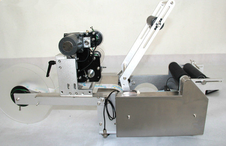 Máy dán nhãn chai/thùng hình tròn bán tự động MT-50D chất lượng hàng đầu với bộ mã hóa tem nóng